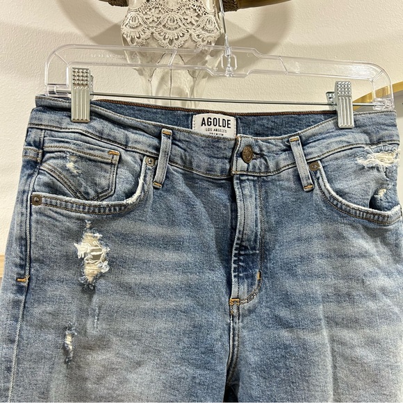 AGOLDE Los Angeles Premium Distressed Jeans - Size 28 - Picture 3 of 10